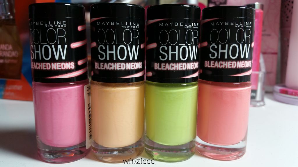 Maybelline Bleached Neons