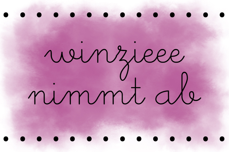 Abnehmen winzieee nimmt ab